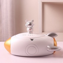 슈가제니 우주선 업소 가정용 뚜껑 재떨이, 실버