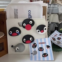 데데리트 귀여운 핑구 캐릭터 마그넷 냉장고자석, 5.로비
