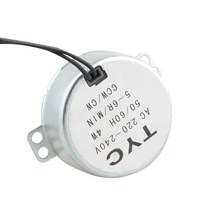 싱크로너스 모터 49KTYZ 영구 자석 동기 모터 220V 저속 마이크로 4W 단상 팬, 02 5 분당회전수