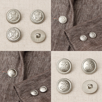 소잉데일리] 금장단추 은장단추 문장단추 모음, 2. 금장.문양단추 1800, 알렉산더 89970