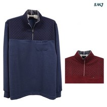 에스엠진 SMJ1295 남자 긴팔 차이나 티셔츠 중년 가을 겨울