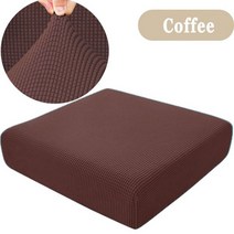 스판 소파 시트 쿠션 커버 섹션 슬립 안락 의자 안티 고양이 발 질감, Normal Size (M)-1pc, Coffee