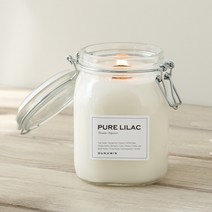 뒤나미스 1000ml 대용량 소이 캔들 우드 심지, 20. 퓨어라일락