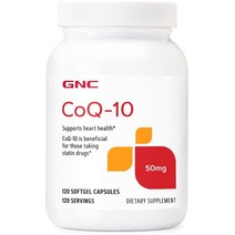 [GNC] 코큐텐 코엔자임 Q10 50mg 120캡슐 GNC CoQ10