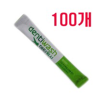 순수가글 덴티워시 알로에 스틱형 11ml x 100개 일회용 무색소 무알콜 어린이 임산부