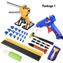 car paintless dent repair tools 덴트 수리 키트 car dent puller with glue puller tabs 제거 키트 car auto, 패키지 1