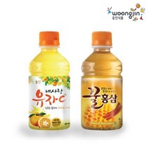 웅진식품 꿀홍삼/유자C 180ml 병/280ml 펫, 꿀홍삼 180ml x24병, 상세설명 참조