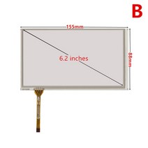 네비게이션 터치패널 터치모니터 터치스크린 LCD패널 자동차 DVD GPS 멀티미디어 터치 스크린 패널 유리 인치 디지타이저, 2.6.2--Style B