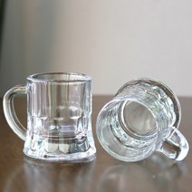 글라스락 강화유리컵+유리잔 2p 세트, 1개, 손잡이 소주잔 2p