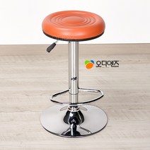 HSC518 안내데스크용 의자 /높이조절의자/좌우회전의자/매장용의자/계산대의자, 레드