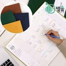 22년 10월 - 24년 2월 17개월 스케줄 업무 일정 관리, 그린