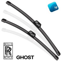 롤스로이스 고스트 와이퍼 전면세트 시리즈2 EWB 블랙배지 GHOST 플랫 전방 V8MAX, 고스트／시리즈2 1세대 (10년~19년) 전면세트