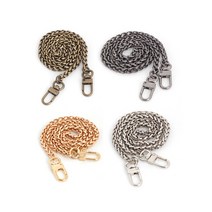 [레스트하비]볼륨체인 뜨개가방체인 가방끈 가방스트랩, 120cm, 골드