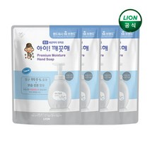아이깨끗해 프리미엄 모이스처 힐링코튼 400ml 리필 x 4개, 단품