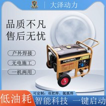 자가 소형 무소음 가솔린 발전기 캠핑용 휴대용 대형 가정용 현장 작업 다기능 190A/230A/250/300a 가솔린 발전 및 용접 겸용기 Daze Power, 현장작업용 160A 가솔린 용접기