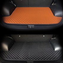 싼타페CM DM TM 방수 가죽 바닥 트렁크 매트, 올뉴카니발트렁크매트, 현대