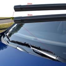 고무 스트립 리필 삽입 윈드스크린 와이퍼 도요타 폭스바겐 볼보 기아 BMW 와이퍼 블레이드 차량용 액세서리 5 가지 유형, 18, A-6mm wide