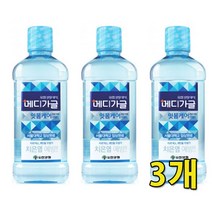 유니크앤몰 무색소 무에탄올 유한덴탈케어 메디가글 잇몸케어 피치향 750ml, 잇몸케어 마일드, 3개