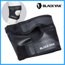 블랙야크 스포츠 아웃도어 등산 용품 필름 벨크로 무릎 보호대 2BYXXX2910, BK 00L