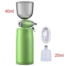 휴대용 소형 미니 페이스 네일 손톱 에어 브러쉬 브러시 산소 인젝터 공기 압축기 키트 페인트 스프레이 건 아트 문신 공예 케이크 나노 안개 미스트 분무기, [04] Green