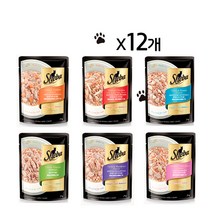 쉬바 주식파우치 70g 고양이 파우치 간식, 참치, 12개
