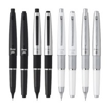 펜텔 2023 한정판 만년 CIL 케리 샤프 0.5mm 블랙 & 화이트 리미티드 P1035L, 0.5mm/블랙&실버