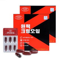 원픽크릴오일60캡슐x2박스 남극크릴오일100% 인지질 아스타잔틴, 2개