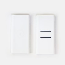 샤오미 1만 5세대 보조배터리 젤리케이스 PLM13ZM 전용, 화이트