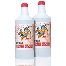 제로100시멘트클리너 1리터 시멘트 백화 녹 제거제, 1개, 1l