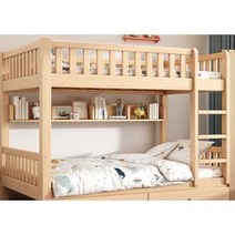 우드 이층 침대 자녀방 형제 자매 쌍둥이 민박 침실, (침대+책장) 800mmx1900mm