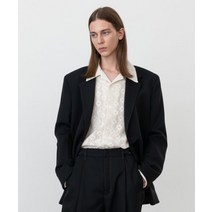 인사일런스 INSILENCE 테일러드 울 블레이저 BLACK Tailored Wool Blazer