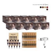 [제니하우스] 동성제약 더 살롱 컬러 아트갤러리 염색제 10박스(염색제+앰플+트리트먼트), 상세 설명 참조, 상세 설명 참조, 색상:초코브라운