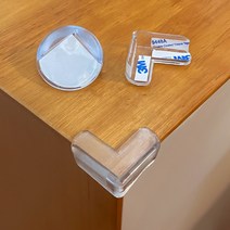 잼잼슈 투명 모서리 보호 패드 (5개입), D17. 사각 보호패드 5개