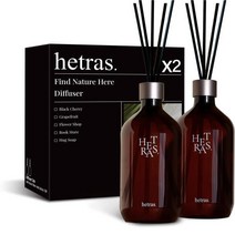 헤트라스 프리미엄 대용량 디퓨저 500ml 2개 선물세트, 화이트셔츠향