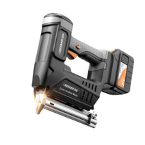 무선 충전 타카 타정기 네일건 천장 에어타카 콘크리트 벽 목공 총 인테리어 건타카, 무선타카 + 2.0Ah 배터리 1개 + 충전기, 1개