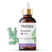 100ml 치료 등급 로즈마리 에센셜 오일 순수 천연 모발 성장 에센셜 오일 일랑 일랑 진저 시더우드 클라리 세이지 오일, 백단
