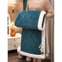 Tamina 담요 무지 이중 스웨이드 보온