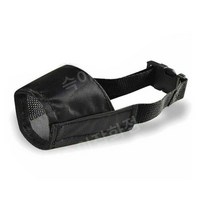 입질교육 반려견 강아지 훈련용품 입마개 조절 가능한 분리불안, S, 중국, 검은색