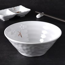 백청아 멜라민 프로 면기 4호 우동 라면 국수 우동기 라면기 짜장면 짬뽕 그릇