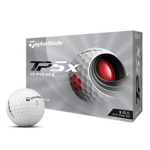 테일러메이드 TP5X 골프볼, 화이트, 12개입, 1개