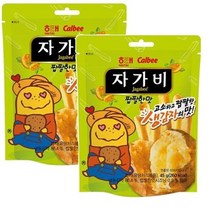 해태 생감자맛 자가비 짭짤한맛 우리아이 간식거리 회사간식 45g 어르신 과자, 2개