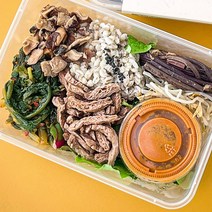 된장 나물 샐러드 비건 도시락, 1팩, 240g