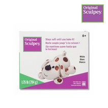 오리지널 스컬피 흰색/갈색 794g (Orignal Sculpey), 흰색(White) 794g