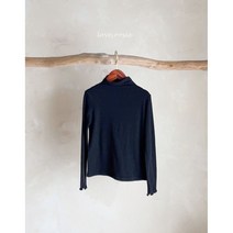 루루목폴라 간절기티셔츠 레이어드티 엄마랑딸이랑 포인트소매 코디아이템 활용도높은