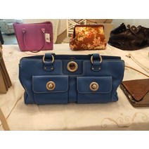 정품 마크 제이콥스 블루 가죽 사첼 레더 가방