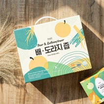 진심인 배도라지즙 작두콩 수세미 함유 약재 진액 차 성인 어린이 키즈 아기 유아 40포