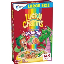 General Mills 제너럴밀스 럭키 참스 마쉬멜로우 시리얼 422g, 14.9 Ounce (1팩)