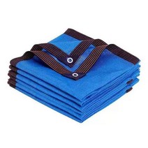 차광막 옥상 햇빛 그늘막 12 핀 차양 비율 90% 자외선 방지 HDPE 블랙 발코니 정원 온실 다육 식물 수영장 양산 그늘 그물 가림막, blue, 2x5m
