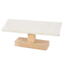 GHSHOP 휴대용 손목 시계 디스플레이 스탠드 팔찌 시계 디스플레이 랙 쥬얼리 타워 시계 쇼케이스 보관 주최자 드레서, 20cmx6cmx8cm, 활기 없는, 하얀색