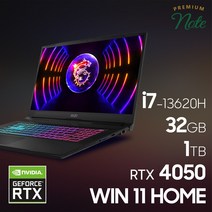 MSI GF시리즈 Sword GF66 B13VEK [프리미엄 패키지], WIN11 Home, 32GB, 1TB, 코어i7, B